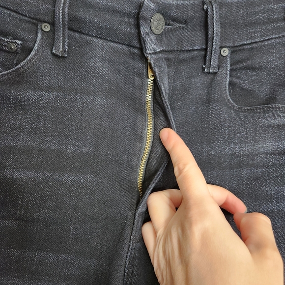 MOTHER The High Waisted Looker Ankle Jeans In Encounters At Night Size 29 - Picture 7 of 16